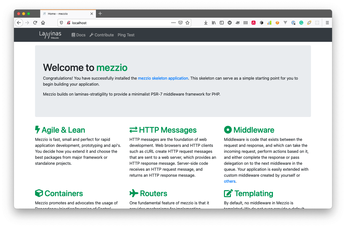docker example